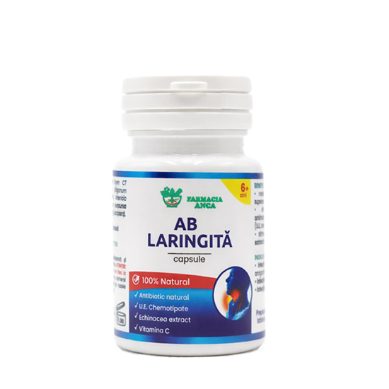 AB LARINGITA CU ECHINACEA SI VIT.C - 15 CAPS