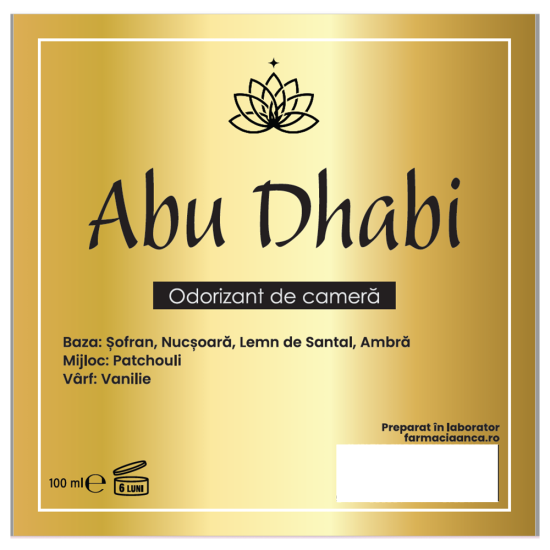 Odorizant de cameră Abu Dhabi – 100ml