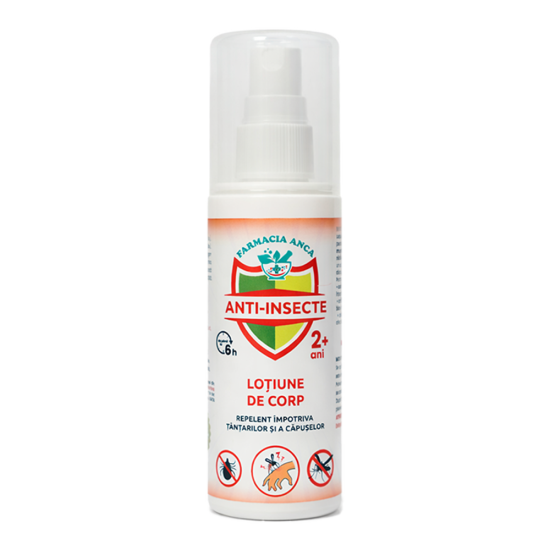 Anti-insecte - Loțiune de Corp - 2 ani+, 100ml