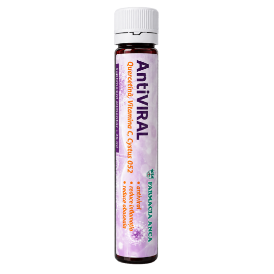 ANTIVIRAL - QUERCETINA, VIT C SI CISTUS 15  ani +