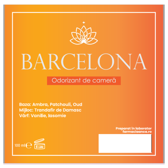 Odorizant de cameră Barcelona – 100ml