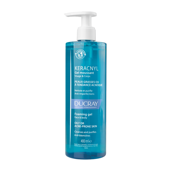 Ducray Keracnyl Gel Curatare Anti-Acnee 400ml