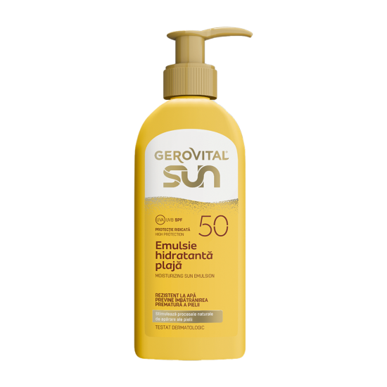 Gerovital GSUN Emulsie hidratanta plaja SPF50 200ml