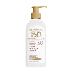 Gerovital GSUN Sensitive lapte protectie solara SPF50 200ml