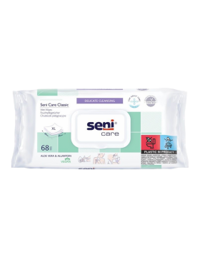 SENI Care servetele umede aloe si alantoina 68 buc