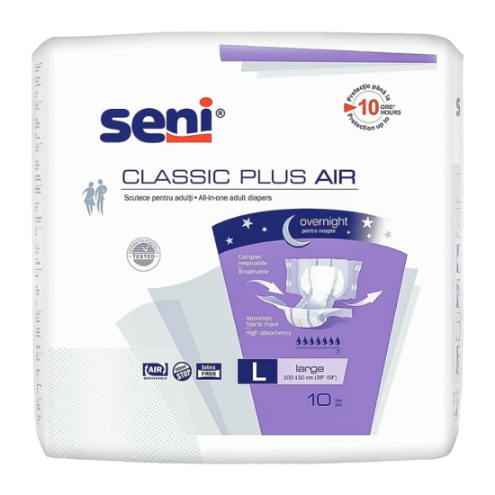 Seni Classic Plus Air L x10 buc