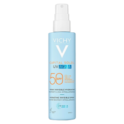Vichy Capital Soleil UV Aqua spray hidratant pentru fata si corp 200ml