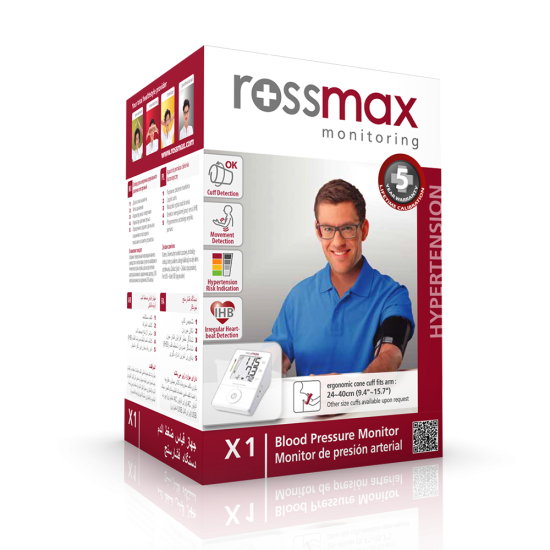 TENSIOMETRU DIGITAL AUTOMAT PENTRU BRAȚ ROSSMAX X1