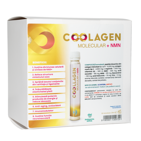 Colagen Molecular + NMN x 30 Monodoze Colagen Molecular + NMN x 30 Monodoze