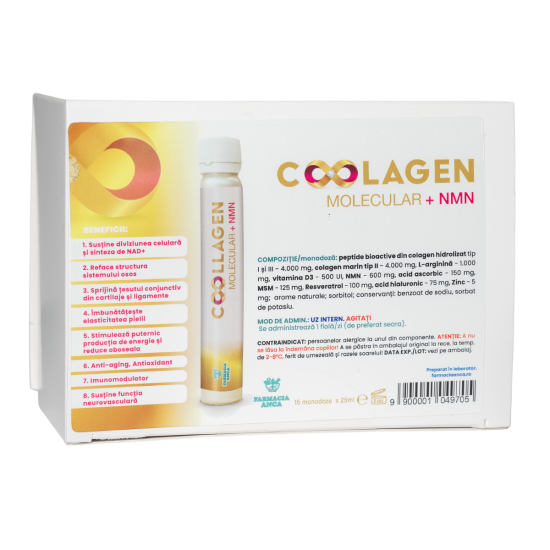 Colagen Molecular + NMN x 15 Monodoze Colagen Molecular + NMN x 15 Monodoze