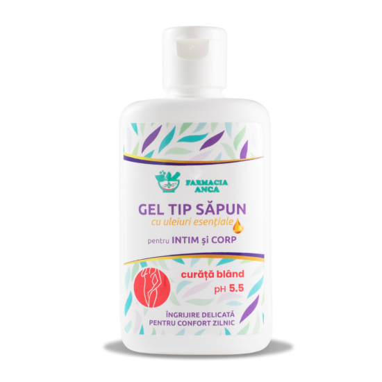 Intim - Gel tip sapun cu uleiuri esențiale - 60 ml