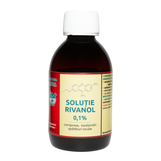 Rivanol Soluție 1‰ - 200ml