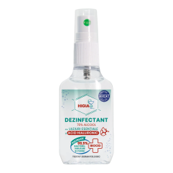 Dezinfectant Spray 70% ALCOOL cu Uleiuri Esențiale și Acid Hialuronic