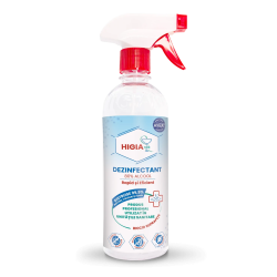 DEZINFECTANT SOLUTIE 80% ALCOOL - 500 ml - HIGIAnca 