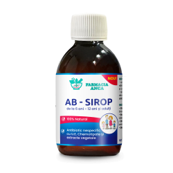 AB Antibiotic - AB SIROP  de la 6 ani - 12 ani și adulți