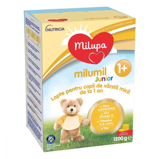 Milumil Lapte Praf Junior 1+ 1200g