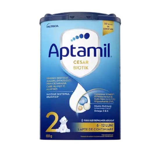 Milupa Aptamil Cesar Biotik 2, 800g Milupa Aptamil Cesar Biotik 2, 800g
