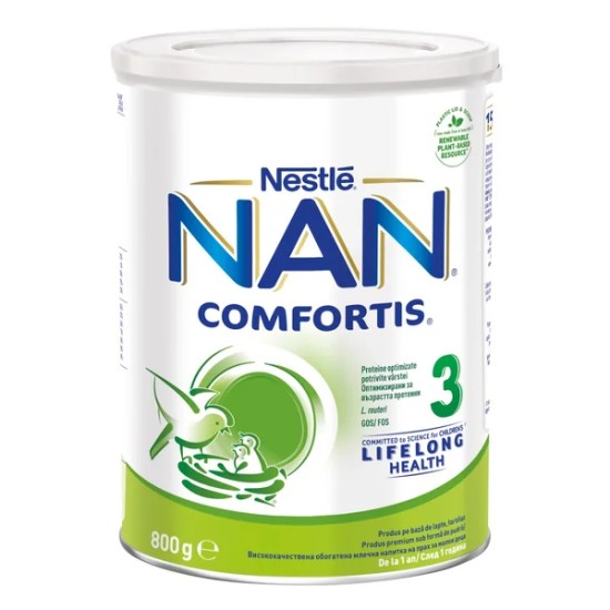 Nan Lapte Praf 3 Comfortis 800g Nan Lapte Praf 3 Comfortis 800g