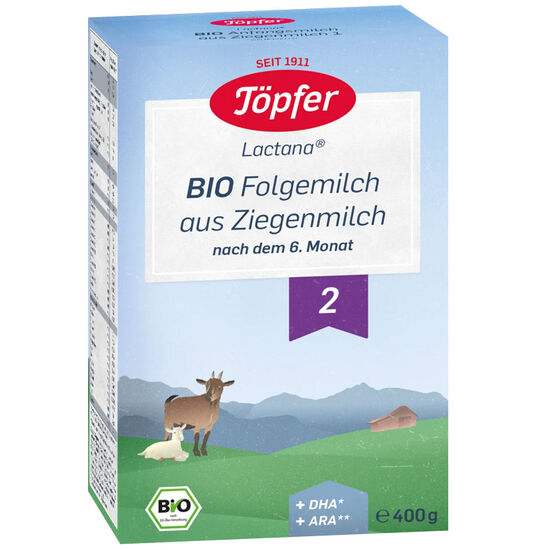 Topfer Lapte Bio capra 2*400g Topfer Lapte Bio capra 2*400g