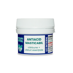 Antiacid Masticabil cu cărbune și Uleiuri Esențiale