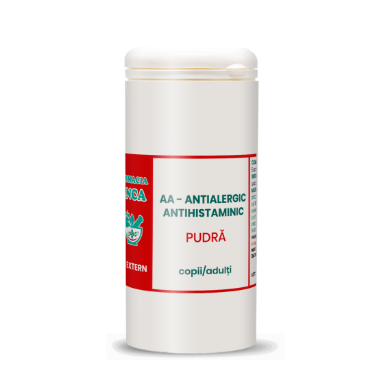 AA Antialergic Antihistaminic - Pudră pentru Copii și Adulți AA Antialergic Antihistaminic - Pudră pentru Copii și Adulți