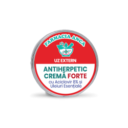 Antiherpetic - Cremă forte cu Aciclovir și Uleiuri Esențiale