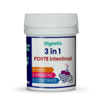 DIGESTIV 3 în 1 FORTE INTESTINAL (tonic, prebiotic, constipatie)
