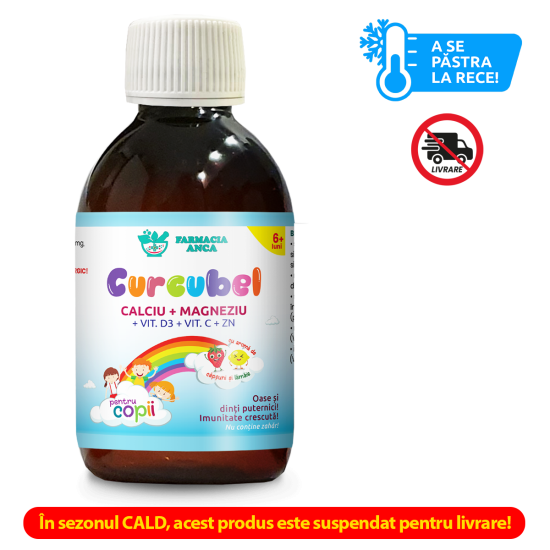 CURCUBEL - Calciu + Magneziu (Vit. D3, Vit. C, Zn) CURCUBEL - Calciu + Magneziu (Vit. D3, Vit. C, Zn)
