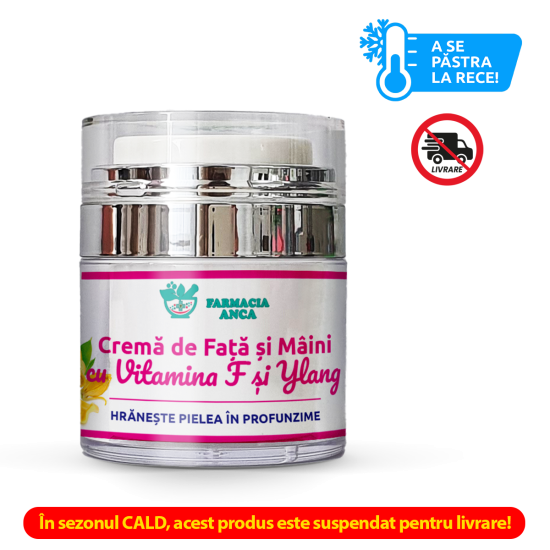 Cremă de mâini și față | Vitamina F și Ylang Cremă de mâini și față | Vitamina F și Ylang