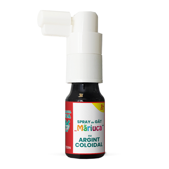 Spray de gat Mariuca cu argint coloidal 10ml Spray de gat Mariuca cu argint coloidal 10ml