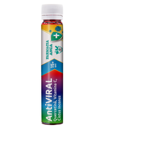 ANTIVIRAL - QUERCETINA, VIT C SI CISTUS 15  ani +