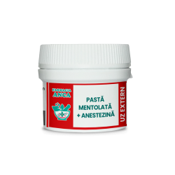 Pastă mentolată cu Anestezină