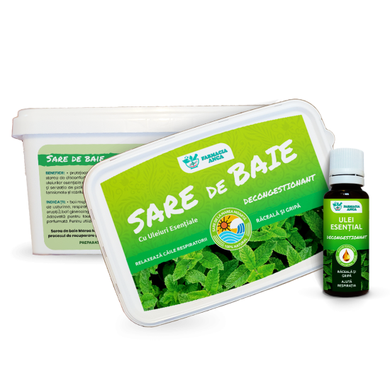 SARE DE BAIE cu U.E. - DECONGESTIONANT - 500mg