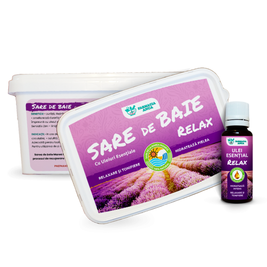 SARE DE BAIE cu U.E. - RELAX - 500mg