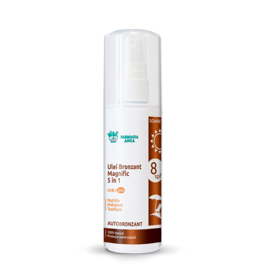 SOARE - Ulei Bronzat Magnific 5 în 1 - SPF 8 SOARE - Ulei Bronzat Magnific 5 în 1 - SPF 8