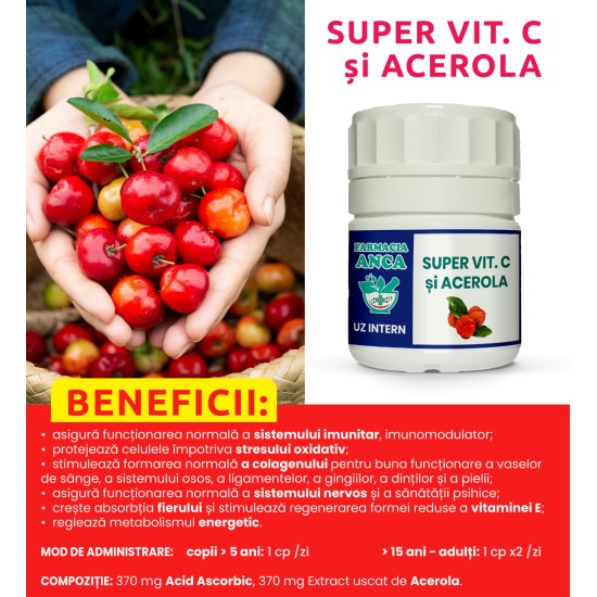 SUPER VITAMINA C SI ACEROLA SUPER VITAMINA C SI ACEROLA