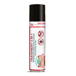 Antiinsecte Copii  TRATAMENT 3 in 1 ÎNȚEPĂTURI INFECTATE/CĂPUȘE CU ICHTIOL ȘI U.E.