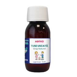 Tuse uscată - Sirop natural pentru Copii 6 luni - 6 ani