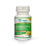 VITAMINA C 200 mg cu Acid Hialuronic (aromă lămâie și mentă)