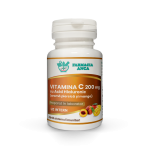 VITAMINA C 200 mg cu Acid Hialuronic (aromă piersică și mango) x 30cp