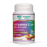 VITAMINA C 200mg MIX DE FRUCTE / 60 comprimate